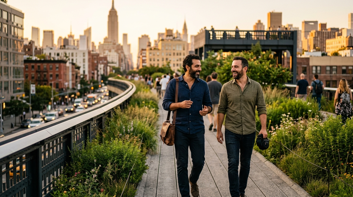Gay weekend romantico a New York: Lorenzo e Andrea