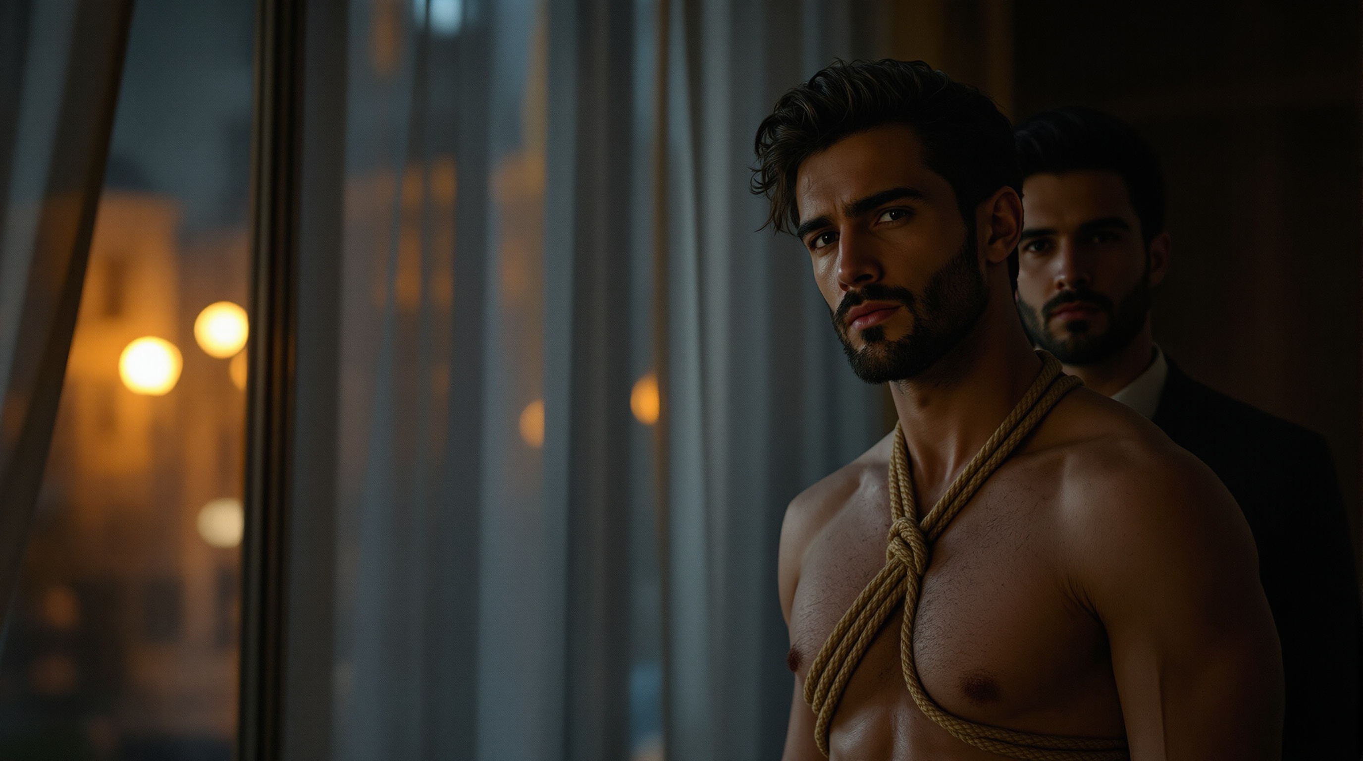 Racconti gay bondage: Stefano e il shibari dell'attesa