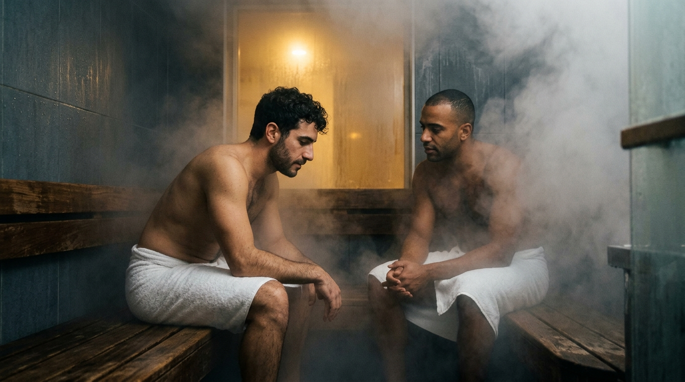 Sauna gay Milano: Stefano e il vapore di sabato sera