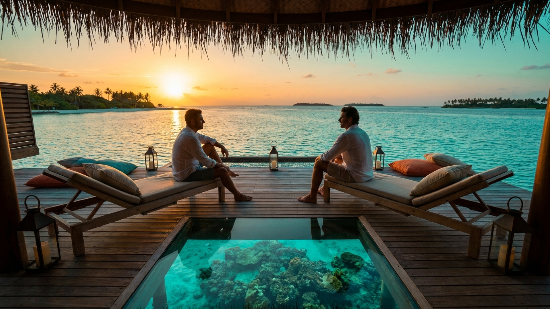 Gay weekend romantico alle Maldive: Lorenzo e Andrea