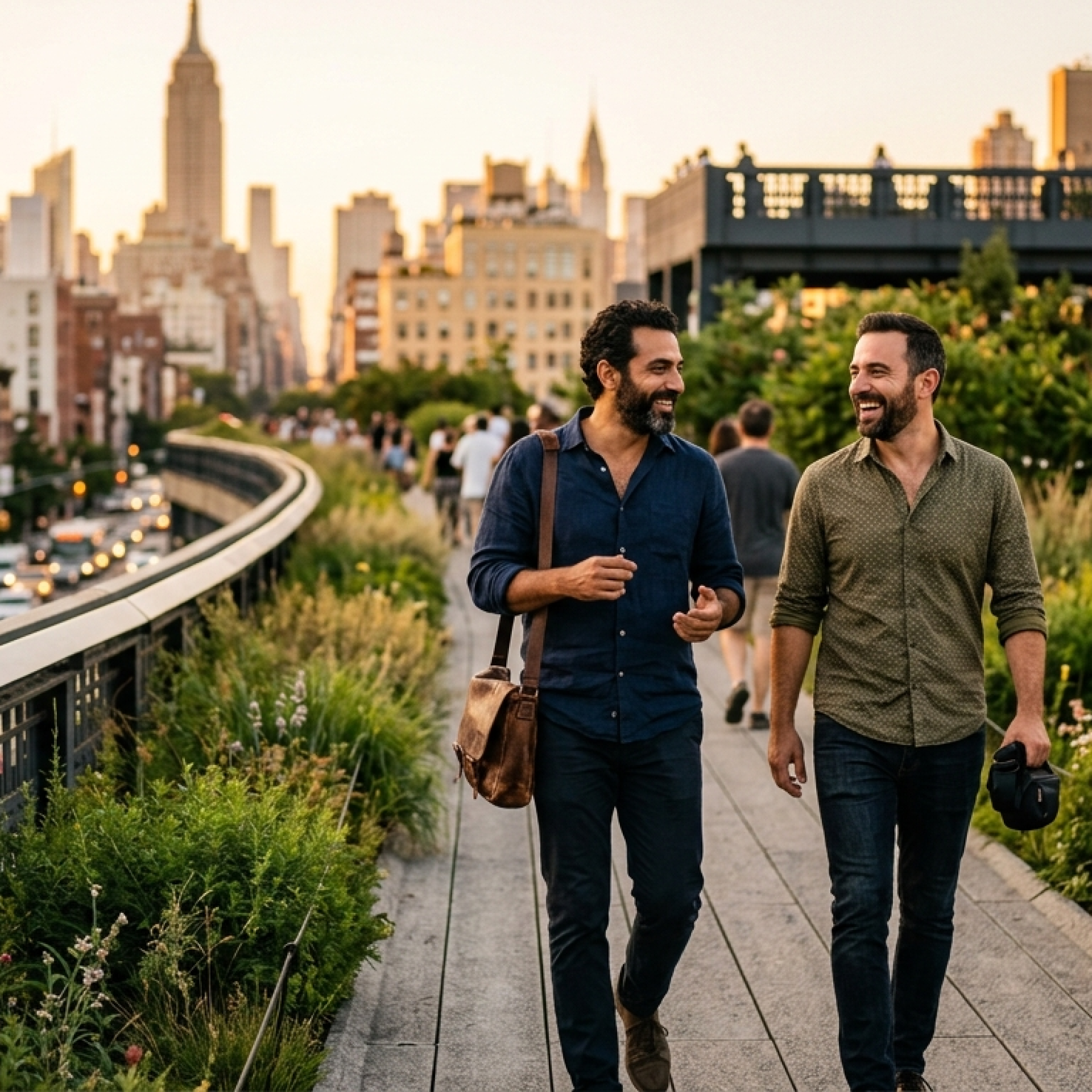Gay weekend romantico a New York: Lorenzo e Andrea sull'High Line