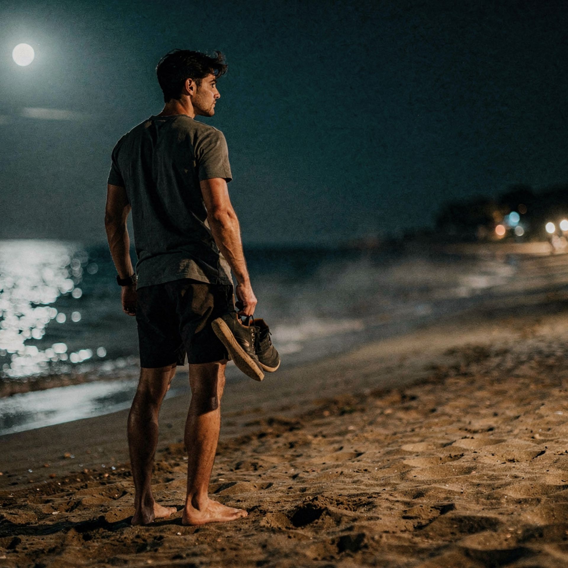 Spiaggia gay Rimini di notte