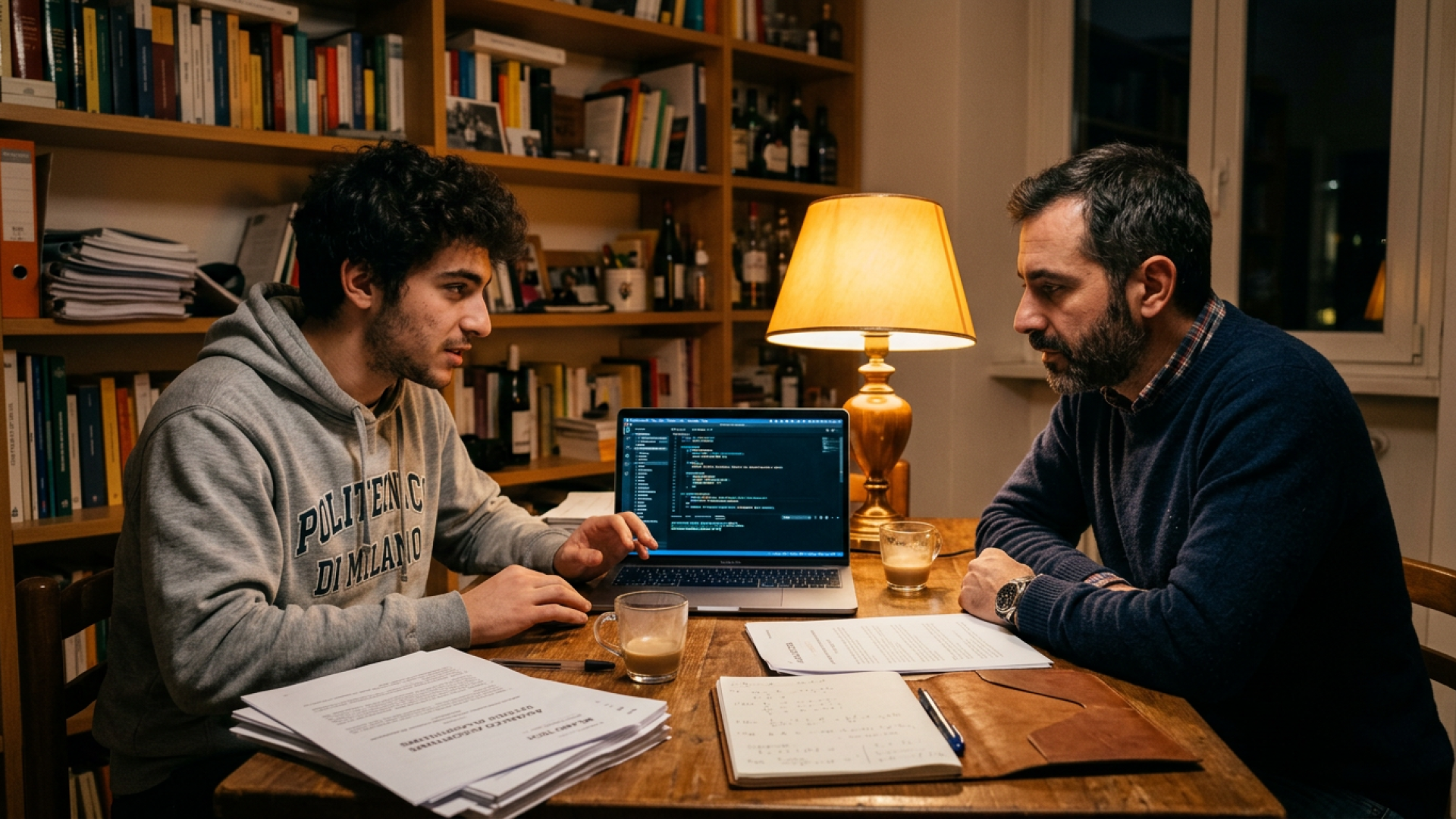 Racconti gay laureando: Riccardo, la tesi e il prof