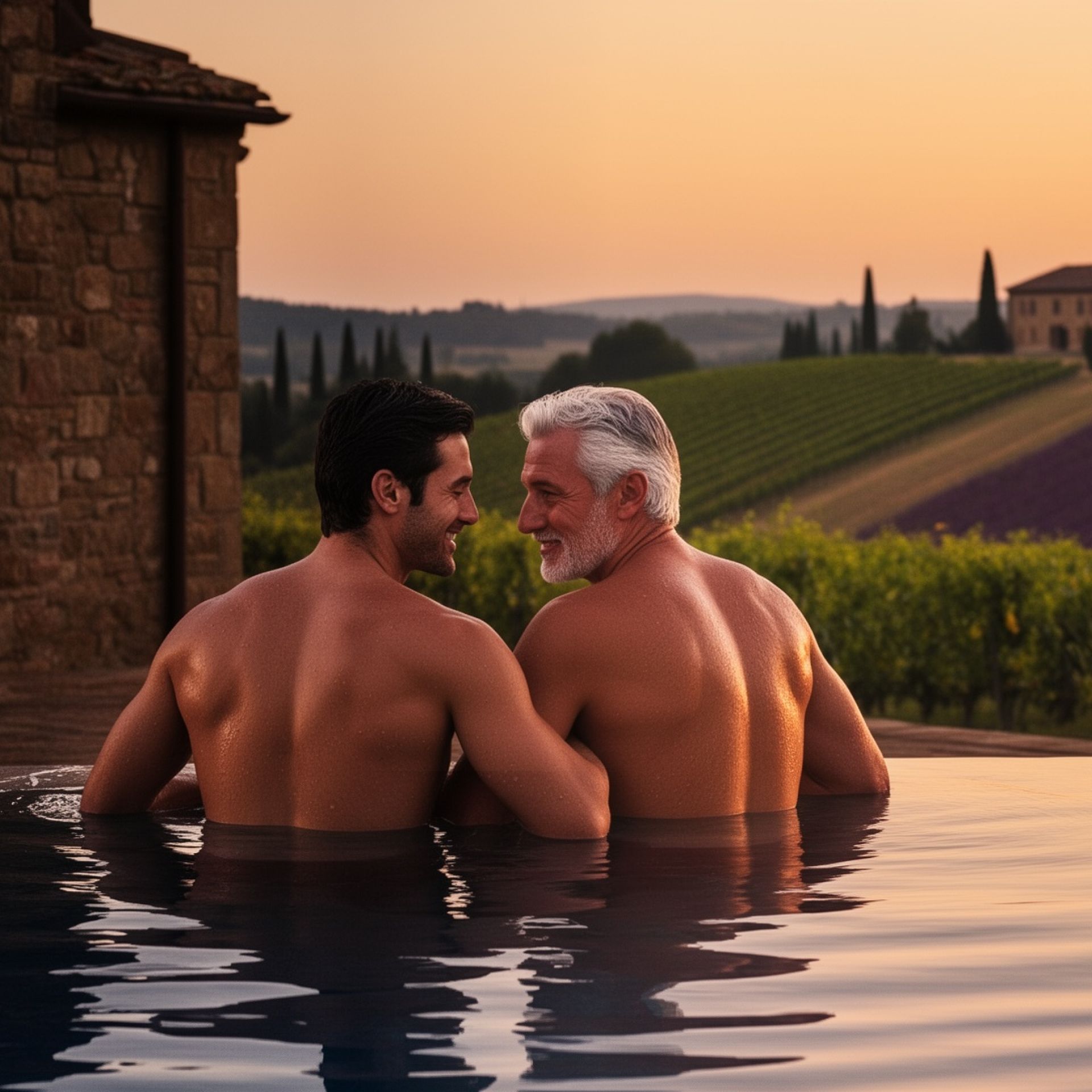 Racconti gay villa Toscana - Marco e il cliente